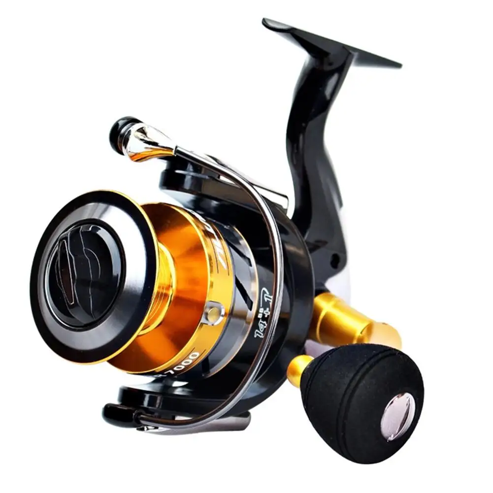 15 Axis STR1000/STR2000/STR3000/STR4000/STR5000/STR6000/STR7000/STR500Gapless Double Ring Sea-water Proof Spinning Fishing Wheel
15 Axis STR1000/STR2000/STR3000/STR4000/STR5000/STR6000/STR7000/STR500Gapless Double Ring Sea-water Proof Spinning Fishing Wheel