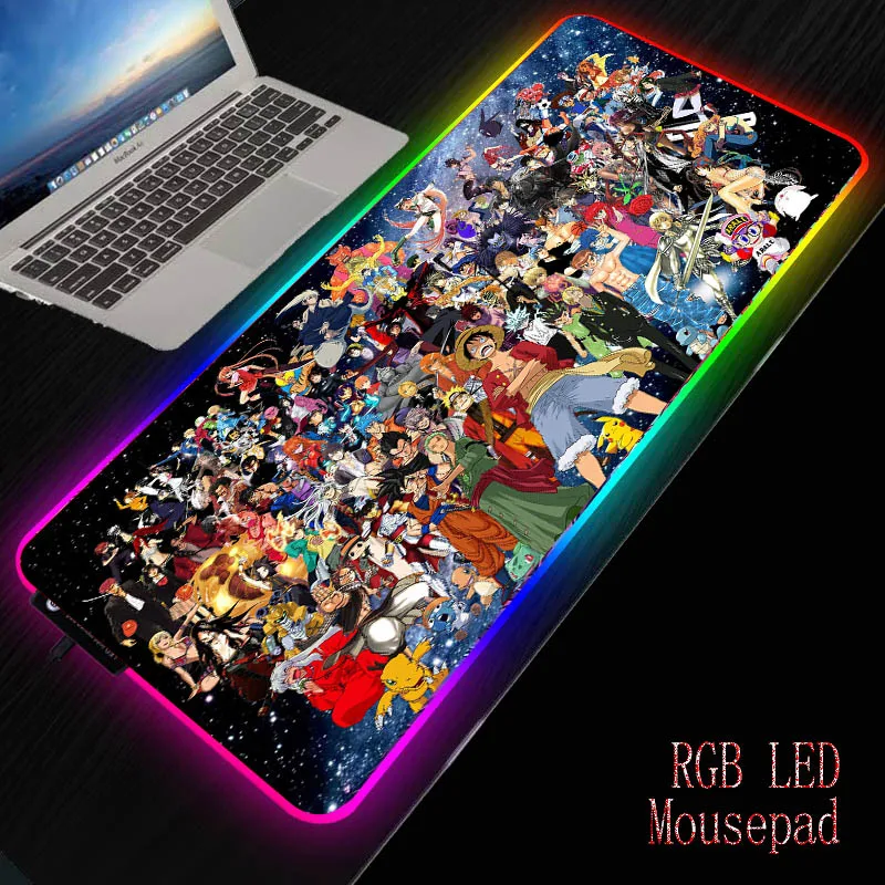 XGZ Anime One Piece Large Computer Keyboard Mat Rgb Oversized Led Glowing Mouse Pad Gaming Luminous Mousepad USB for PC Game
XGZ Anime One Piece Large Computer Keyboard Mat Rgb Oversized Led Glowing Mouse Pad Gaming Luminous Mousepad USB for PC Game