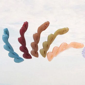 5pcs Women Fashion Banana Hair Clip Toothed Ponytail Holder Strong Tension Hair Claw (Blue + Khaki + Brown + Dark Purple + Peach
5pcs Women Fashion Banana Hair Clip Toothed Ponytail Holder Strong Tension Hair Claw (Blue + Khaki + Brown + Dark Purple + Peach