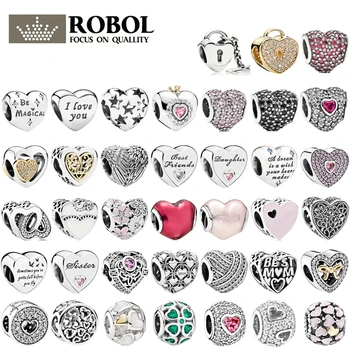 PBD ZZ 33 Original 925 Sterling Silver New Charm Beads Original Carved fine Jewelry Heart-Shaped Charm With Original inscription
PBD ZZ 33 Original 925 Sterling Silver New Charm Beads Original Carved fine Jewelry Heart-Shaped Charm With Original inscription