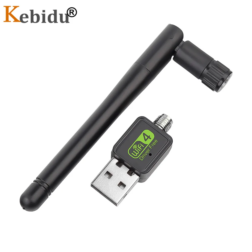Kebidu 150Mbps 2dB USB Wifi Network Adapter WiFi Dongle Wi-fi Receiver Wireless Network Card 802.11b/n/g Free Driver
Kebidu 150Mbps 2dB USB Wifi Network Adapter WiFi Dongle Wi-fi Receiver Wireless Network Card 802.11b/n/g Free Driver