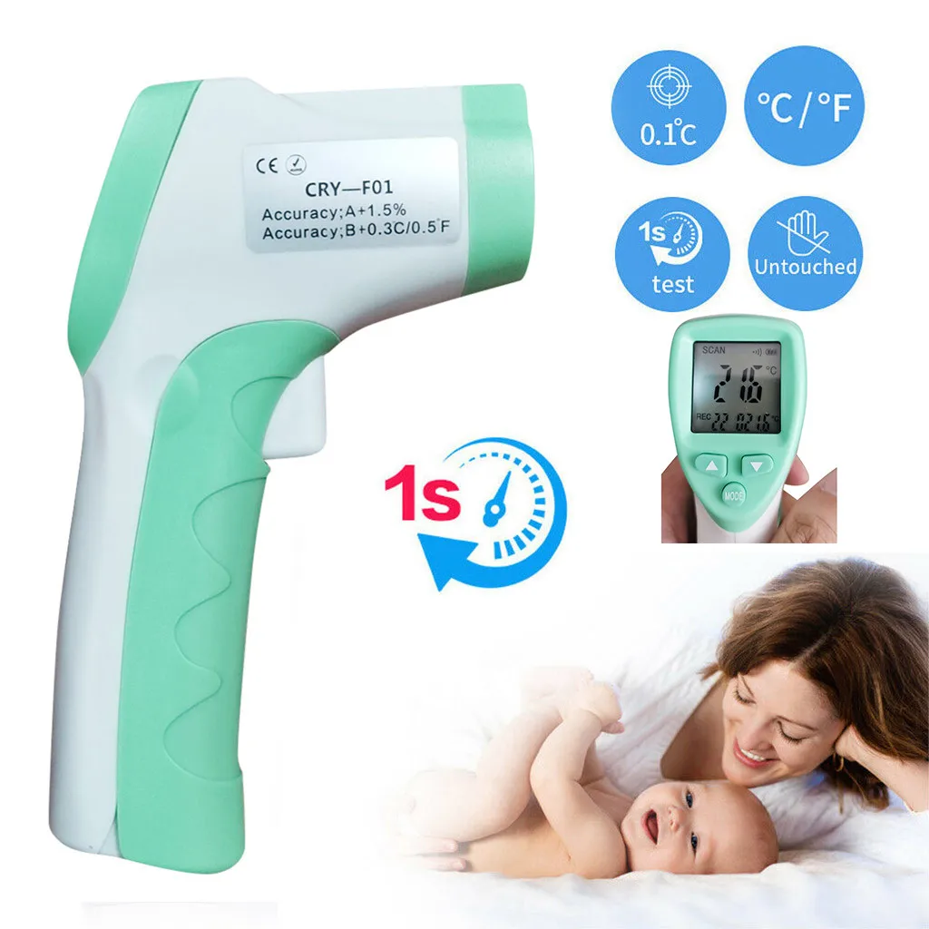 Non-Contact Forehead Thermometer Digital Infrared Body Temporal Thermometer Thermometer infrared body thermometer forehead gun
Non-Contact Forehead Thermometer Digital Infrared Body Temporal Thermometer Thermometer infrared body thermometer forehead gun