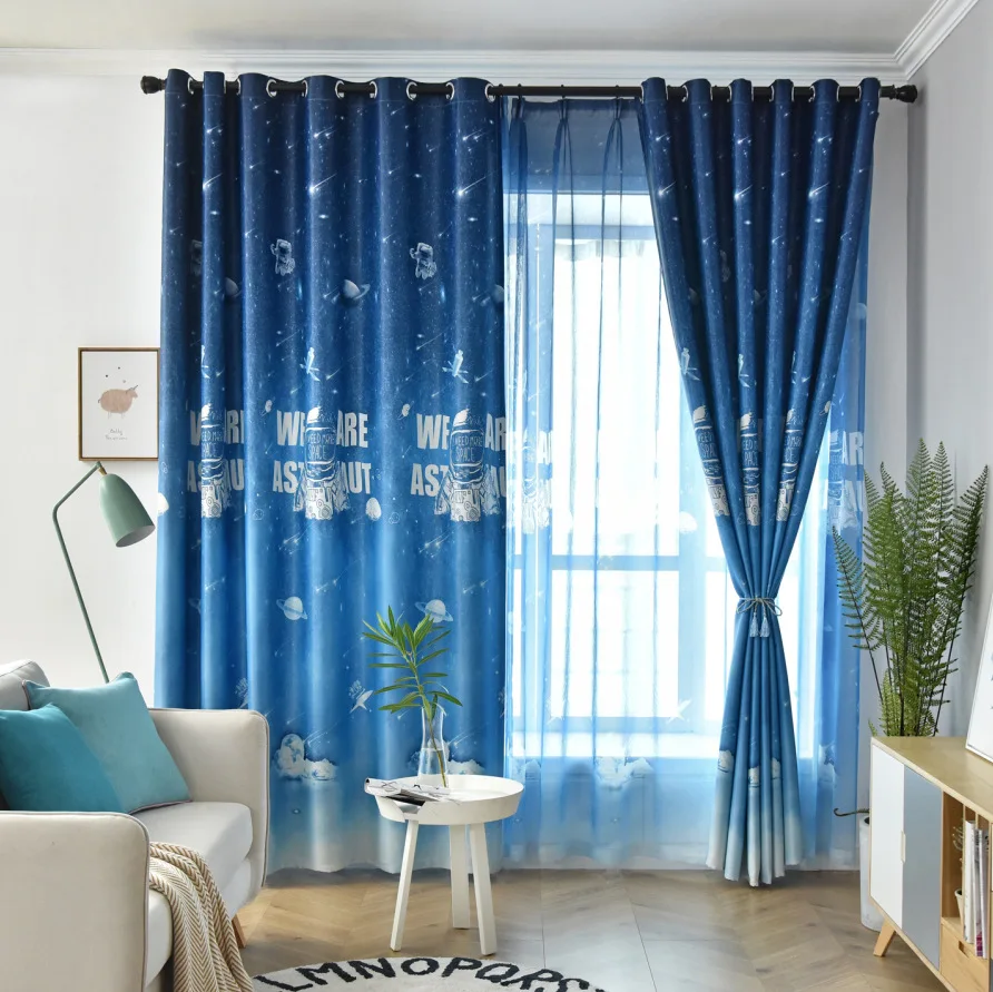 Astronaut Universe Starry Sky Pattern Curtains Blackout Curtains Cartoon for Children's Room for Bedroom for Living Room
Astronaut Universe Starry Sky Pattern Curtains Blackout Curtains Cartoon for Children's Room for Bedroom for Living Room