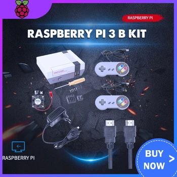 Raspberry Pi 3 B+ NES Retroflag Box + Fan + 32G SD Card + Game Pad Controller + 3A Swith Power Supply + HDMI Cable
Raspberry Pi 3 B+ NES Retroflag Box + Fan + 32G SD Card + Game Pad Controller + 3A Swith Power Supply + HDMI Cable