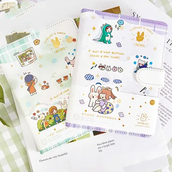 Have A Nice Day Cute Cartoon Animal Friends Theme PU Leather Diary 168mm Colorful Blank Paper 224P
Have A Nice Day Cute Cartoon Animal Friends Theme PU Leather Diary 168mm Colorful Blank Paper 224P