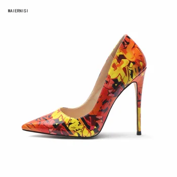 MAIERNISI 2020 Pointed Spring new pattern woman shoes high-heeled shoes Sexy Nightclub women's shoes 12CM Stiletto heels 3-10 11
MAIERNISI 2020 Pointed Spring new pattern woman shoes high-heeled shoes Sexy Nightclub women's shoes 12CM Stiletto heels 3-10 11
