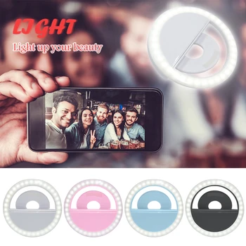 LED Selfie Ring Light Macro Flash Light for Camera Lighting Makeup Headlight for Universal Mobile Phone Computer
LED Selfie Ring Light Macro Flash Light for Camera Lighting Makeup Headlight for Universal Mobile Phone Computer