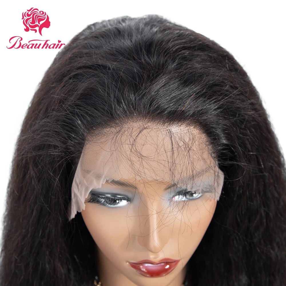 Kinky Straight Wig 360 Lace Frontal Human Hair Wigs 13 H32484eb32b934799af8f39bcff2e1ff8l