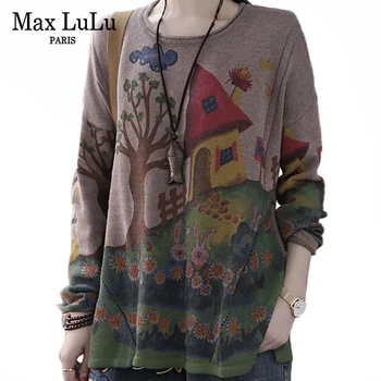 Max LuLu 2020 New Spring British Fashion Style Ladies Printed Sweaters Womens Casual Loose Pullovers Oversized Knitted Jumpers
Max LuLu 2020 New Spring British Fashion Style Ladies Printed Sweaters Womens Casual Loose Pullovers Oversized Knitted Jumpers