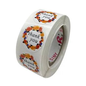 1 Roll(500 pcs) Round Sticker Seal "THANK YOU" Permanent Adhesive Scrap Booking Labels for Stationery Adhesive Package
1 Roll(500 pcs) Round Sticker Seal "THANK YOU" Permanent Adhesive Scrap Booking Labels for Stationery Adhesive Package