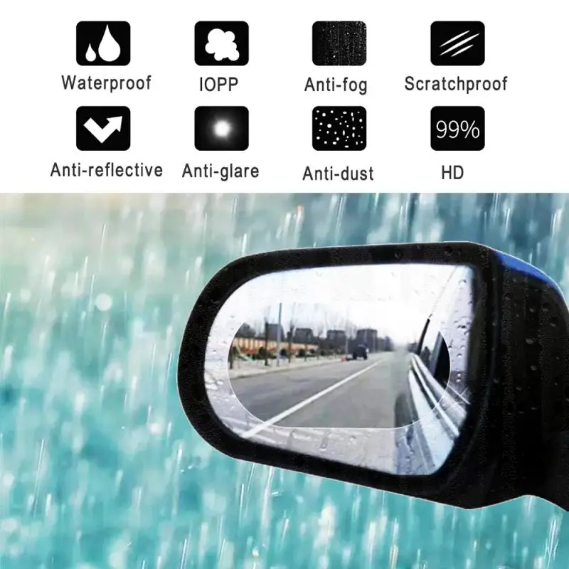 2Pcs/Set Car Rear View Mirror Film Rainproof Auto Sticker Anti Fog Car Mirror Window Clear Film Anti Fog Waterproof
2Pcs/Set Car Rear View Mirror Film Rainproof Auto Sticker Anti Fog Car Mirror Window Clear Film Anti Fog Waterproof