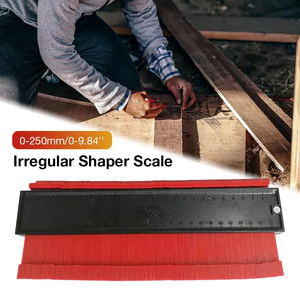 10inch Profile Duplication Gauge Shape Gauge Duplicator Plastic Contour Copy Duplicator Magic Measuring Tool for Woodworking
10inch Profile Duplication Gauge Shape Gauge Duplicator Plastic Contour Copy Duplicator Magic Measuring Tool for Woodworking