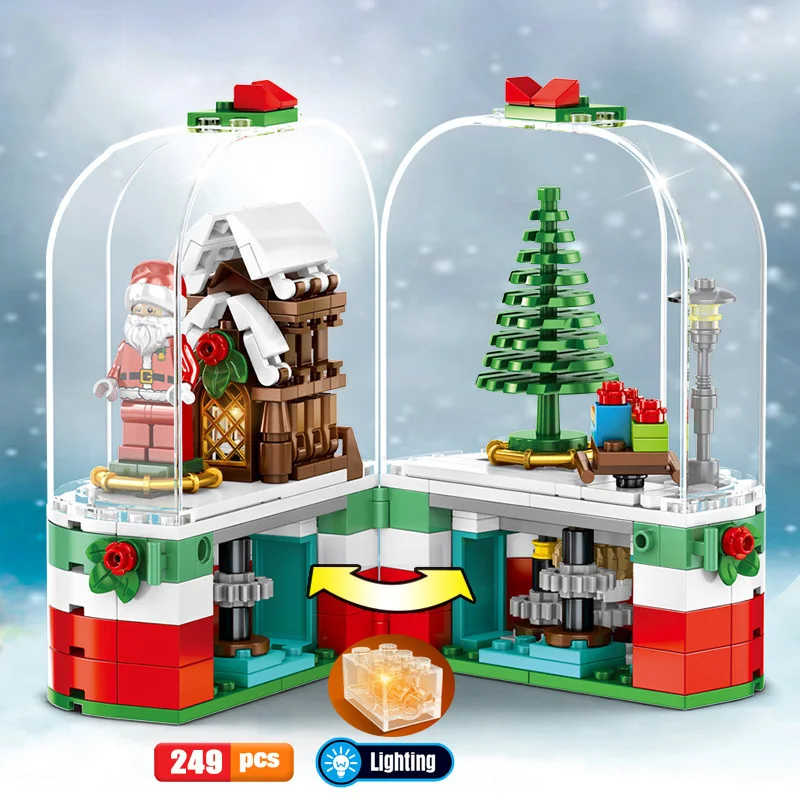 2020 New Christmas Rotating Box Model Building Blocks Lighting Moudle Santa Deer Cart RideMini Figures Toys For Children Gifts
2020 New Christmas Rotating Box Model Building Blocks Lighting Moudle Santa Deer Cart RideMini Figures Toys For Children Gifts