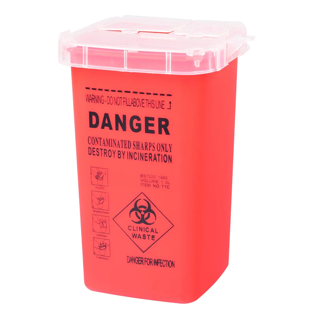 1L Capacity Sharps Container Medical Needles Bin Biohazard Tattoo Piercing Needles Disposal Collect Box Tattoo Artist Waste Box
1L Capacity Sharps Container Medical Needles Bin Biohazard Tattoo Piercing Needles Disposal Collect Box Tattoo Artist Waste Box