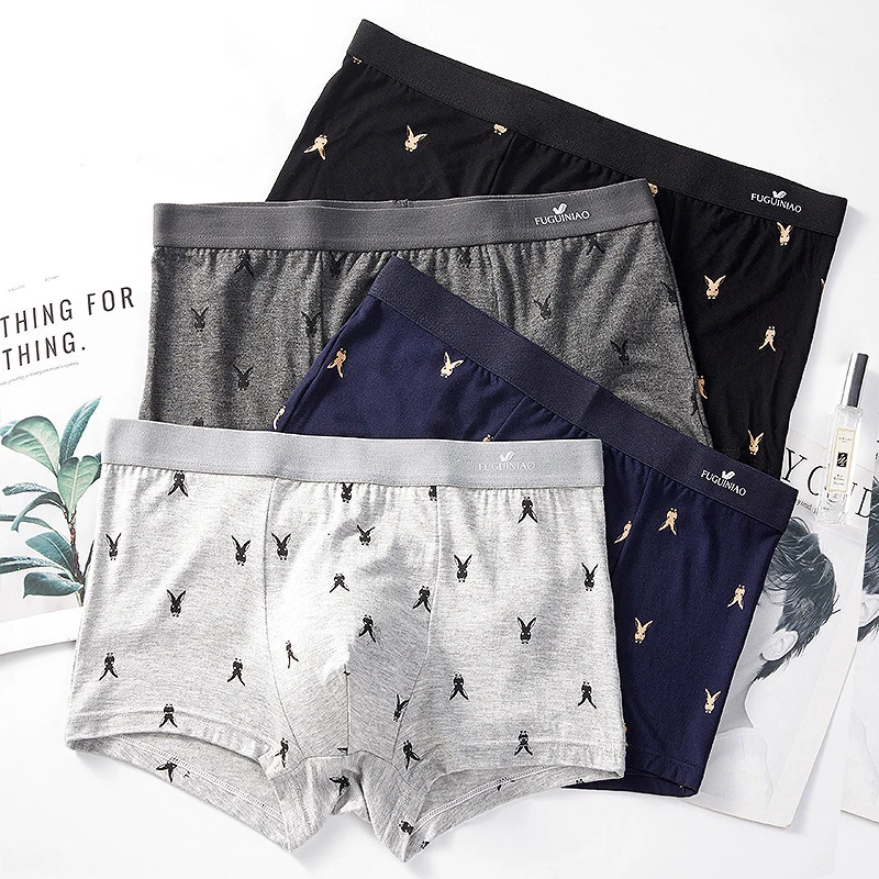 4pcs/Lot Mens Underwear Boxers Cotton Comfortable Breathable Printing Classical Shorts Boxer Underwear For Men Male
4pcs/Lot Mens Underwear Boxers Cotton Comfortable Breathable Printing Classical Shorts Boxer Underwear For Men Male