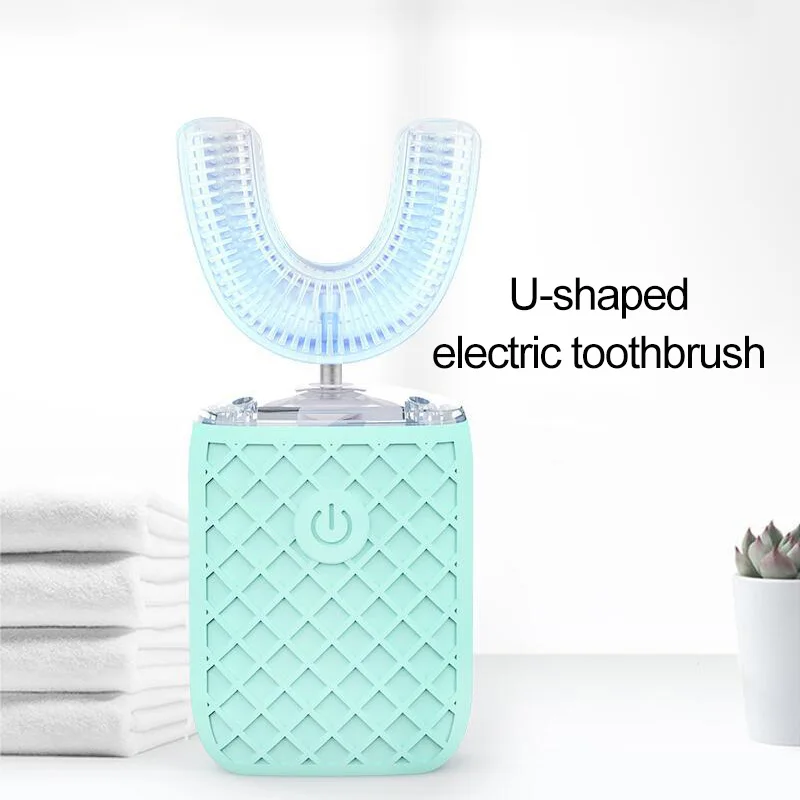 360 Degree Smart Sonic Electric Toothbrush USB Charging Ultrasonic Automatic Tooth Brush U Type 6 Modes Children Teeth Whitening
360 Degree Smart Sonic Electric Toothbrush USB Charging Ultrasonic Automatic Tooth Brush U Type 6 Modes Children Teeth Whitening