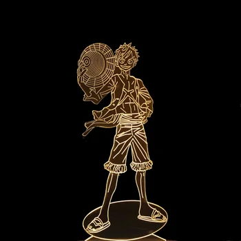 One Piece Luffy 3D LED RGB Night Light 7 Color Change Desk Light Action Figures 2282 Kids Home Christmas Toys
One Piece Luffy 3D LED RGB Night Light 7 Color Change Desk Light Action Figures 2282 Kids Home Christmas Toys