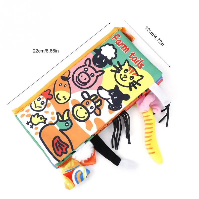 Baby Cloth Book Early Learning Educational Toys with Animals Tails English Story Soft Cloth Development Books Baby Infant Toys
Baby Cloth Book Early Learning Educational Toys with Animals Tails English Story Soft Cloth Development Books Baby Infant Toys