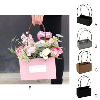 Kraft Paper Bag Flower BoxWaterproof Handbag PVC Plastic Flower Box Rectangular Hand Carry Flower Arrangement Bag
Kraft Paper Bag Flower BoxWaterproof Handbag PVC Plastic Flower Box Rectangular Hand Carry Flower Arrangement Bag