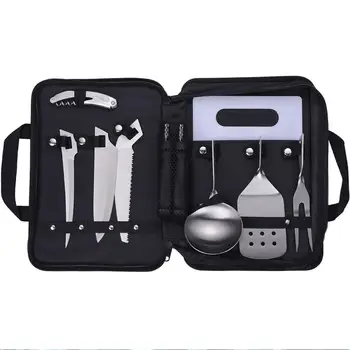 8Pcs Camping Cookware Set Backpack Spork Fork Picnic Camp Cutlery Tableware Flatware Knife Utensil Spoon Set Outdoor Camping
8Pcs Camping Cookware Set Backpack Spork Fork Picnic Camp Cutlery Tableware Flatware Knife Utensil Spoon Set Outdoor Camping