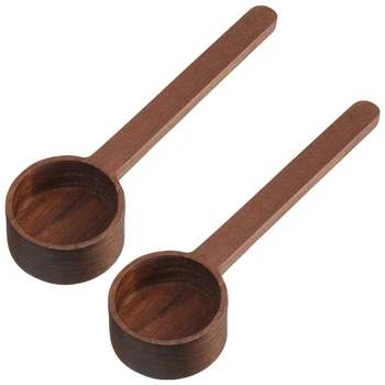 2 Pieces Long Handle Coffee Scoop Black Walnut Coffee Spoon Wooden Tablespoon Measuring for Coffee Beans or Tea
2 Pieces Long Handle Coffee Scoop Black Walnut Coffee Spoon Wooden Tablespoon Measuring for Coffee Beans or Tea
