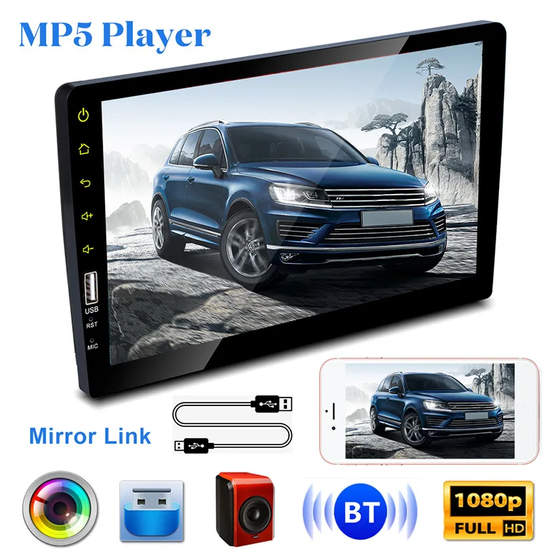 9 " Universal Car Multimedia Player MP5 Car FM Radio IPS Screen Built in Bluetooth Mirror Link Function Supported
9 " Universal Car Multimedia Player MP5 Car FM Radio IPS Screen Built in Bluetooth Mirror Link Function Supported