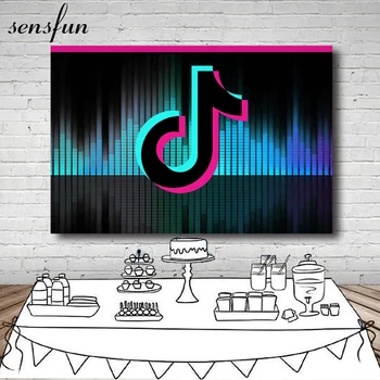Sensfun Musical Symbol Tok Tik Background Beating Audio Frequency Birthday Party Photography Backdrop Photo Booth Studio Banner
Sensfun Musical Symbol Tok Tik Background Beating Audio Frequency Birthday Party Photography Backdrop Photo Booth Studio Banner
