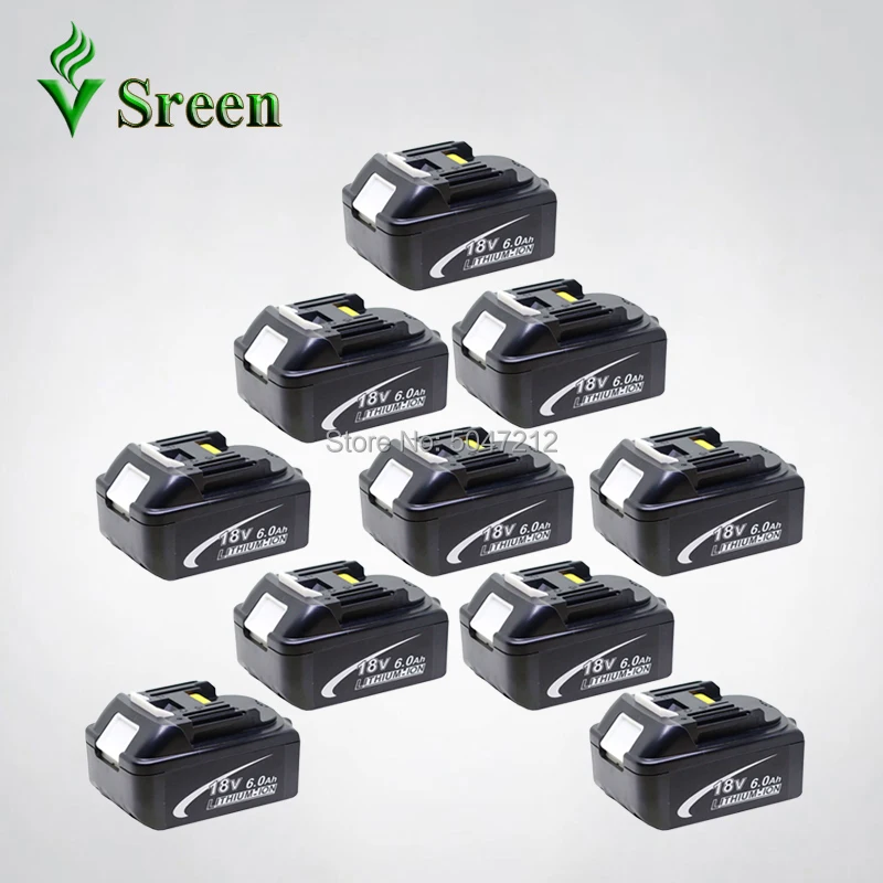 18V Li 6000mAh Power Tool Rechargeable Li-ion Battery With LED BL1860 Replacement for Makita BL1850 BL1830 BL1840 BL1815 LXT400
18V Li 6000mAh Power Tool Rechargeable Li-ion Battery With LED BL1860 Replacement for Makita BL1850 BL1830 BL1840 BL1815 LXT400