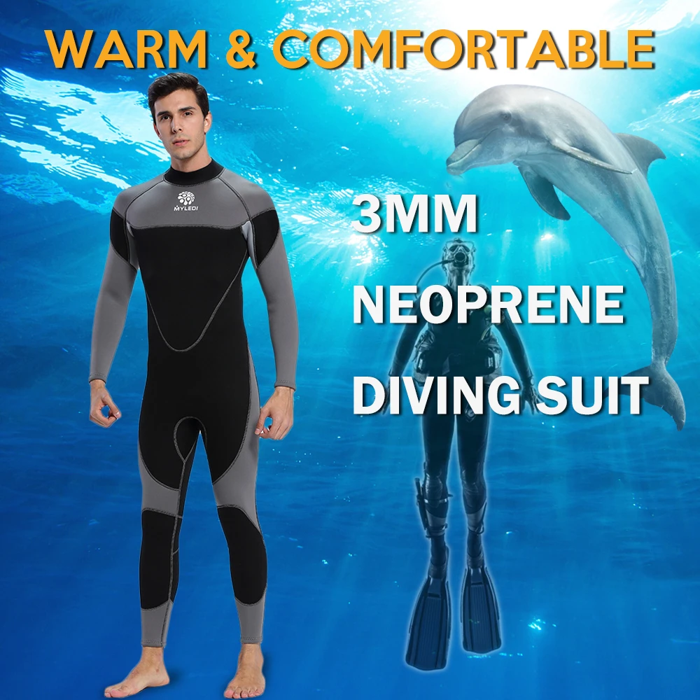 3mm Neoprene Wetsuit Men Swumsuit Surfing Swimming Wet Suit Diving Suit Swimsuit Full Bodysuit Diving Water Sports
3mm Neoprene Wetsuit Men Swumsuit Surfing Swimming Wet Suit Diving Suit Swimsuit Full Bodysuit Diving Water Sports