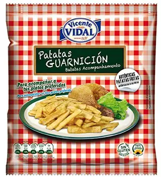 Patatas Fritas Vicente Vidal Guarnición Bolsa 150Grs
Patatas Fritas Vicente Vidal Guarnición Bolsa 150Grs