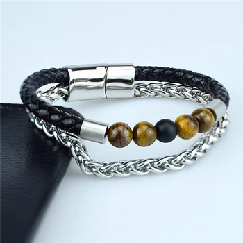 Boho Jewelry Men Charm Bracelet Set Cuban Link Bracelet Luxury Charkra Bracelet Bangle for Women Stainless Stee Wholesale
Boho Jewelry Men Charm Bracelet Set Cuban Link Bracelet Luxury Charkra Bracelet Bangle for Women Stainless Stee Wholesale