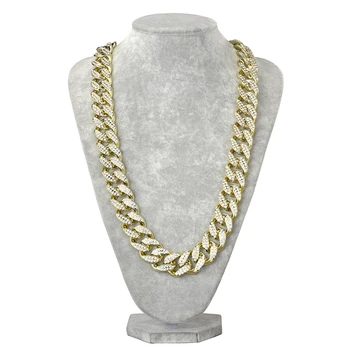 Punk Collar Statement Necklace for Women Gold Silver Color Plastic CCB Chain Rhinestone Rapper Big Necklace Long Hip Hop Jewelry 
Punk Collar Statement Necklace for Women Gold Silver Color Plastic CCB Chain Rhinestone Rapper Big Necklace Long Hip Hop Jewelry