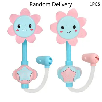 Cute Sunflower Pattern Baby Bath Toy Bathtub Shower Head Bathing Spouts Spray Faucet for Infants Bathroom Water Play Kit 
Cute Sunflower Pattern Baby Bath Toy Bathtub Shower Head Bathing Spouts Spray Faucet for Infants Bathroom Water Play Kit