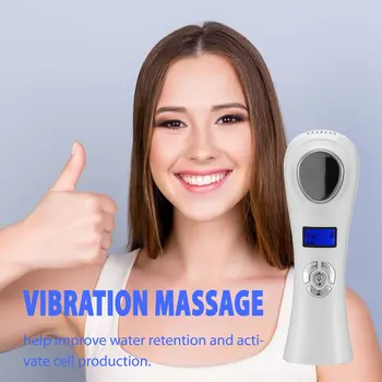 Facial massager hot and cold skin care equipment handheld vibration facial care beauty skin sedation anti-wrinkle instrument 
Facial massager hot and cold skin care equipment handheld vibration facial care beauty skin sedation anti-wrinkle instrument