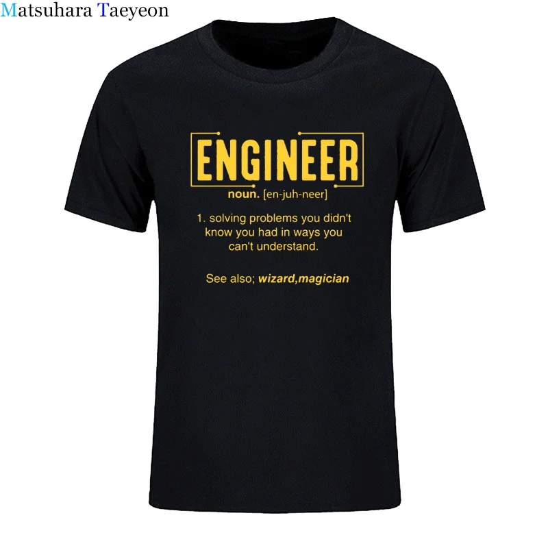 Фото Мужская футболка с изображением инженера папы Забавные футболки летняя