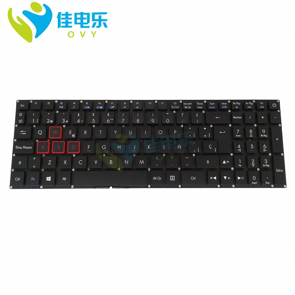 OVY SP Backlight keyboard for Acer Aspire VX 15 VX5-591G 500Q 5024 VX5-591G-501G Spanish ES LA black laptop Keyboards On Sale
OVY SP Backlight keyboard for Acer Aspire VX 15 VX5-591G 500Q 5024 VX5-591G-501G Spanish ES LA black laptop Keyboards On Sale