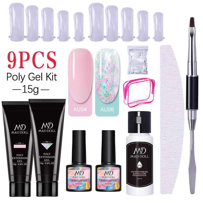 MD MAD DOLL 15g Extension Nail Gel Polish Professional Fake Nails Set Gel Nail Set Slip Solution Gel For Building Manicures Tip
MD MAD DOLL 15g Extension Nail Gel Polish Professional Fake Nails Set Gel Nail Set Slip Solution Gel For Building Manicures Tip