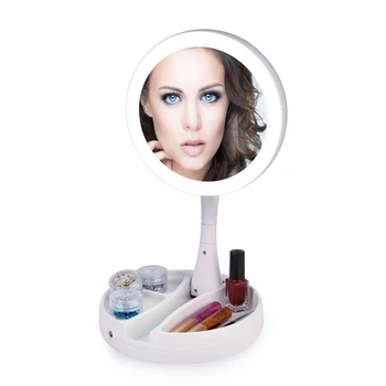 Makeup Mirror With LED Light Natural White Daylight Touch Screen Vanity Mirror Flexible Detachable Storage USB Cosmetics Mirror
Makeup Mirror With LED Light Natural White Daylight Touch Screen Vanity Mirror Flexible Detachable Storage USB Cosmetics Mirror