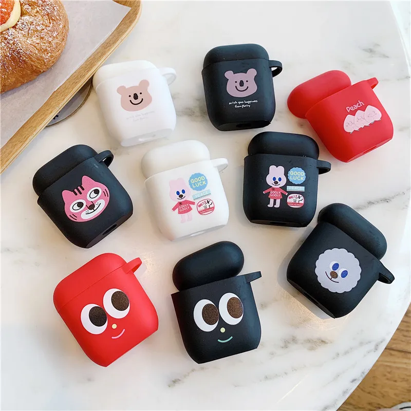 Cute Cartoon For airpods case Wireless Bluetooth Earphone Case For Air Pods Fashion Silicone soft shell Accessories Charging box
Cute Cartoon For airpods case Wireless Bluetooth Earphone Case For Air Pods Fashion Silicone soft shell Accessories Charging box