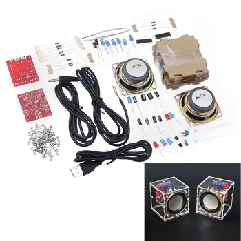 DIY 3W Electronic Speaker Production Kit with Transparent Shell 2.36inch 1 Mini Computer Audio Electronics DIY Kit
DIY 3W Electronic Speaker Production Kit with Transparent Shell 2.36inch 1 Mini Computer Audio Electronics DIY Kit
