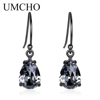 UMCHO Elegant Black 925 Sterling Silver Nano Crystal Women Drop Earrings for Anniversary Party Gifts Fine Jewelry Decorations
UMCHO Elegant Black 925 Sterling Silver Nano Crystal Women Drop Earrings for Anniversary Party Gifts Fine Jewelry Decorations