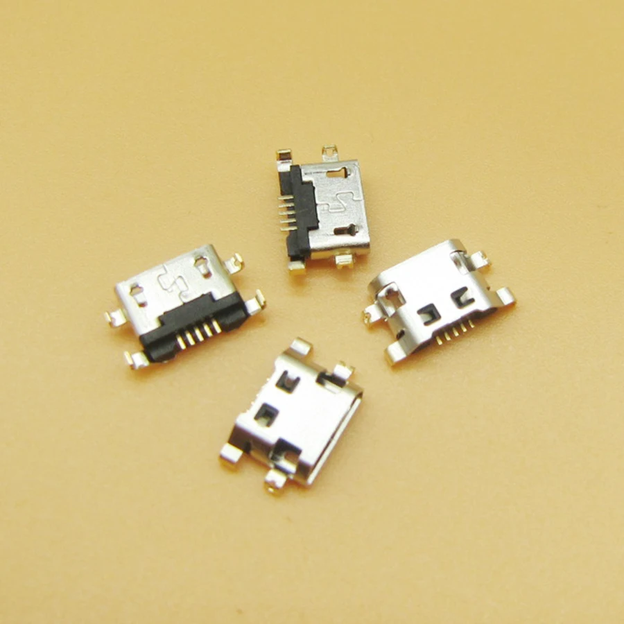 Фото 10 шт. микро мини USB зарядный порт док-разъем 5pin запасные части для Huawei планшетов 3 2