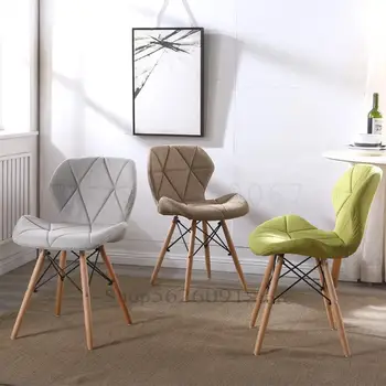 Real Wood Chair American Contemporary And Contracted Household Leisure Chair Stool European Nordic Chair
Real Wood Chair American Contemporary And Contracted Household Leisure Chair Stool European Nordic Chair