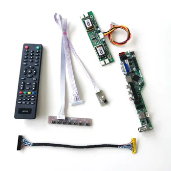 For LM170E03-TLL1/TLL2 T.V56 controller board Remote+Inverter+keyboard 4CCFL 30Pin LVDS LCD display panel VGA HDMI AV USB RF Kit
For LM170E03-TLL1/TLL2 T.V56 controller board Remote+Inverter+keyboard 4CCFL 30Pin LVDS LCD display panel VGA HDMI AV USB RF Kit