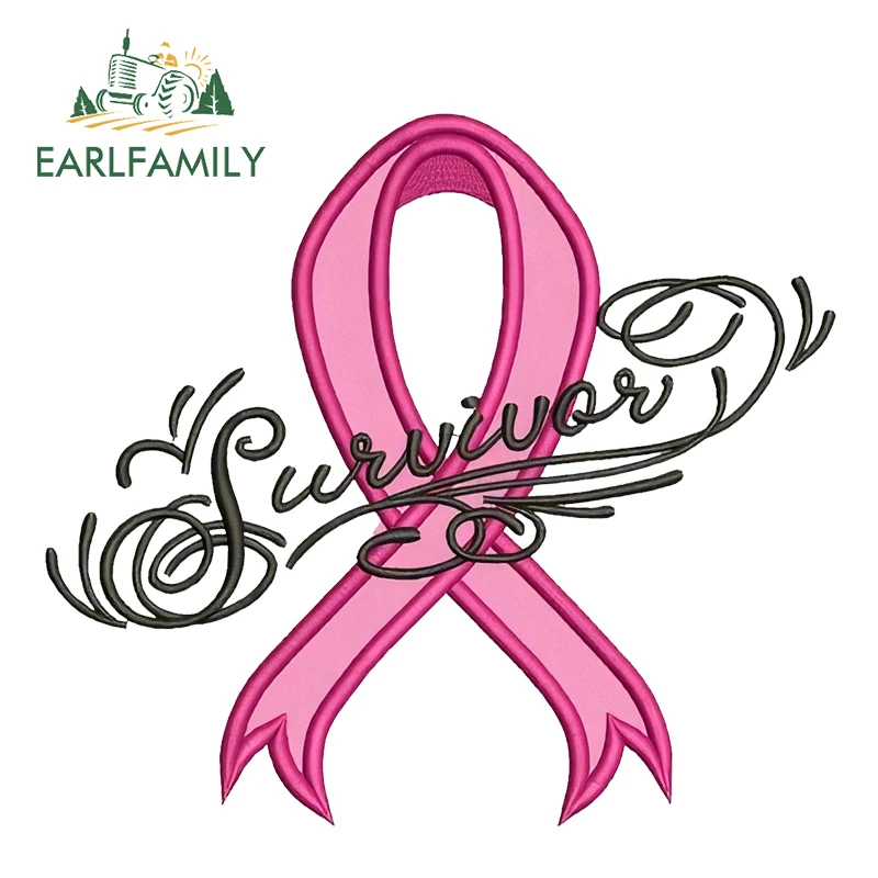 EARLFAMILY 13cm x 11.6cm Pink Ribbon Breast Cancer SURVIVOR Vinyl Stickers Car Bumper Window Decal Waterproof Accessories
EARLFAMILY 13cm x 11.6cm Pink Ribbon Breast Cancer SURVIVOR Vinyl Stickers Car Bumper Window Decal Waterproof Accessories