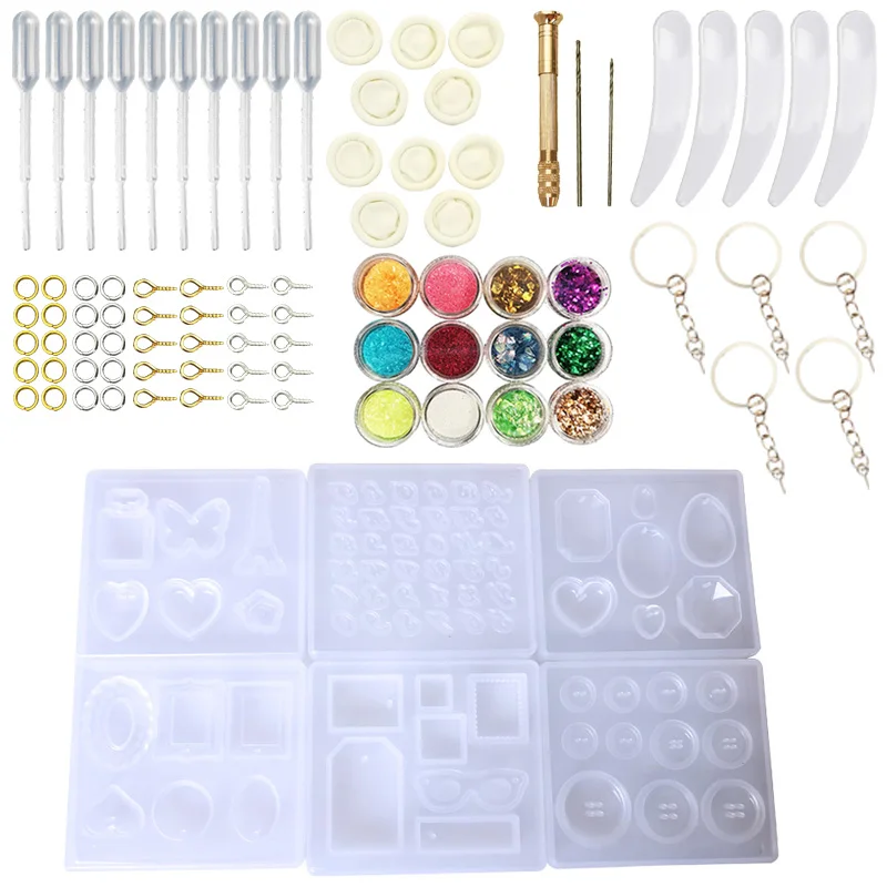 91pcs/set Jewelry Casting Molds Tools Set More Silicone Jewelry Resin Molds With Designs Earring Molds With Designs
91pcs/set Jewelry Casting Molds Tools Set More Silicone Jewelry Resin Molds With Designs Earring Molds With Designs