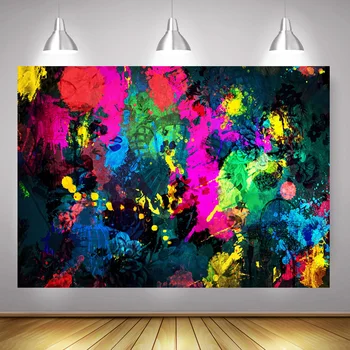Neon Graffiti Backdrop Photography Glowing Party Photo Background Graffiti Oil Painting Abstract Portrait Backdrops Decoration
Neon Graffiti Backdrop Photography Glowing Party Photo Background Graffiti Oil Painting Abstract Portrait Backdrops Decoration