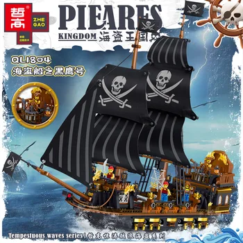 Kids Toys Technic Building Blocks Black Pearl Pirate Ship Educational Toys For Boys DIY Model Kit Mini Figures Christmas Gifts
Kids Toys Technic Building Blocks Black Pearl Pirate Ship Educational Toys For Boys DIY Model Kit Mini Figures Christmas Gifts
