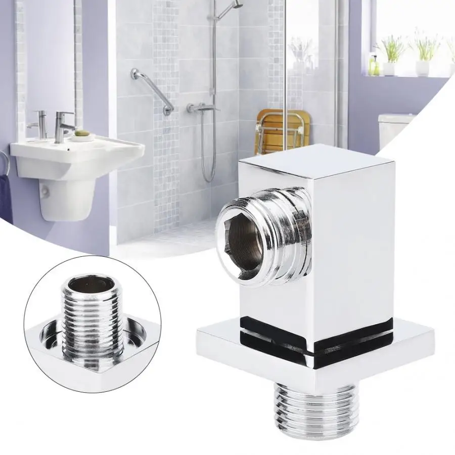 

G1/2" Square Shape Shower Hose Connector Concealed Installation Shower Hose Outlet connector for Home Bathroom