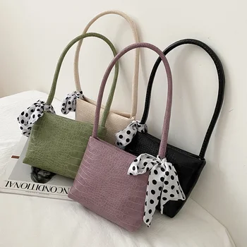 Women Silk Scarf PU Totes Elegant Shoulder Bags Fashion Stone Pattern Handbag Fashion Exquisite Shopping Bag
Women Silk Scarf PU Totes Elegant Shoulder Bags Fashion Stone Pattern Handbag Fashion Exquisite Shopping Bag